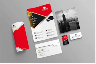 design all brochures catalog stationery materials branding