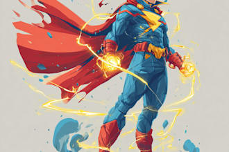 customized you in a superhero famous character