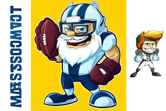 design a mascot or cartoon logo