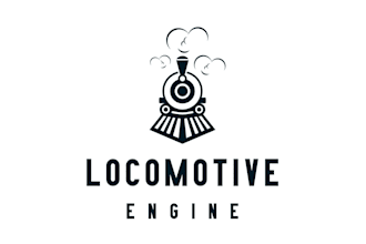 do high quality locomotive logo with express delivery