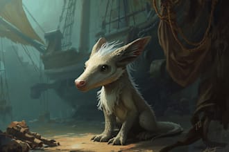 do creature or monster concept illustration