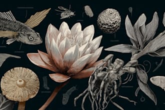 draw realistic scientific and wildlife illustrations