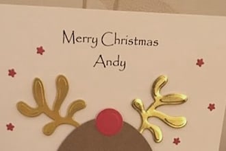 create a custom christmas card