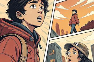 ilustrate your story into a comic or manga
