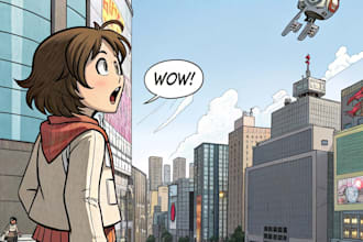 draw a comic or manga for you