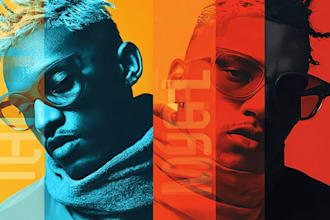 design album cover, single or mixtape music artwork