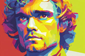 paint your photos into wpap pop art