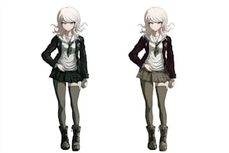 make custom danganronpa style character