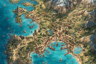 create high quality fantasy map