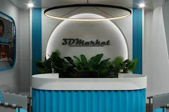 design 3d trade show booth, kiosks booth, exhibition stand, stall
