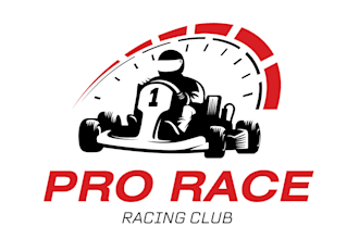create high quality beautiful kart racing logo design