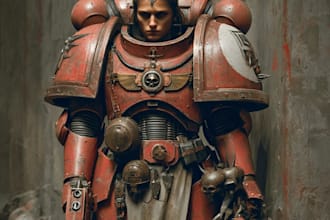 create warhammer 40k art