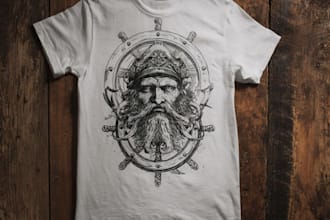 design old school vintage t shirt graphics