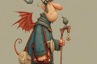 fantasy fun cartoon character for you