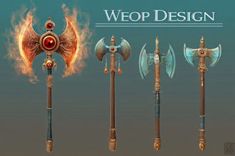 draw your prop or fantasy weapon designs