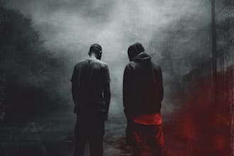 design professional hip hop single art or music album cover art