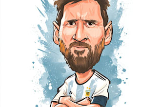 draw avatar cartoon caricature for your profile picture