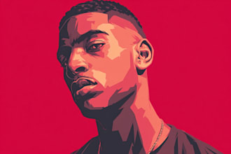 create an amazing vector art portrait