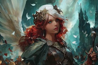 draw your oc, world of warcraft or dnd fantasy character