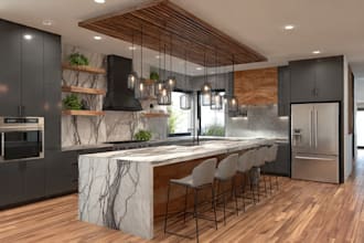 do kitchen or bath 3d model with renders
