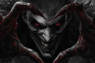 do dark art illustration