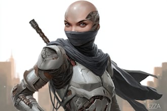 draw digital sci fi and star wars style art