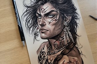 create an original tribal tattoo design for you
