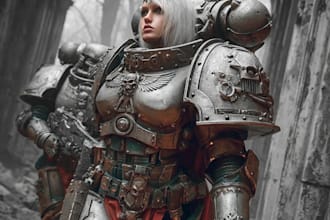 draw a miniatures for warhammer 40k and age of sigma