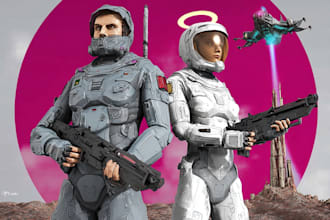sci fi illustration and sci fi art