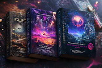 do fantasy book cover, thriller book cover design