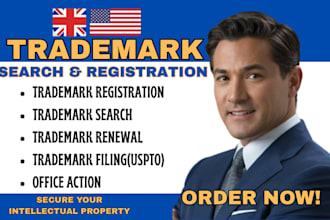 prepare and submit your trademark application and brand trademark registration