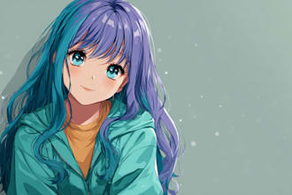 create manga, comic and anime artwork