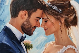 design couple portrait wedding portrait