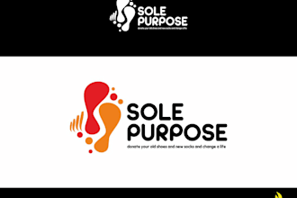 design a creative sports shoe and brand logo
