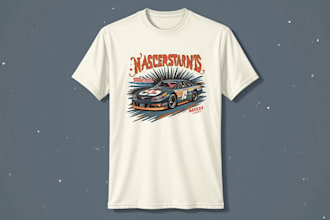 design vintage nascar tshirt streetwear clothing