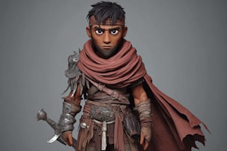 design anime style game characters
