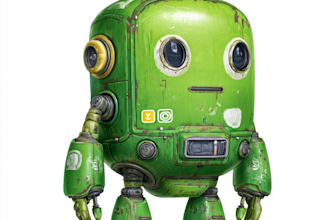 do an robot model, sci fi mech, industrial robot