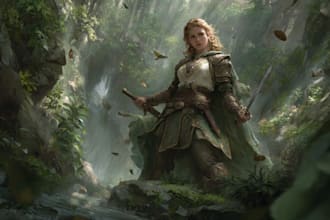 draw fantasy illustrations, concept art, and card game art