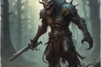 fantasy horror and fantasy horror character