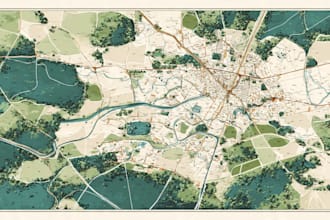 design business vector map of any location