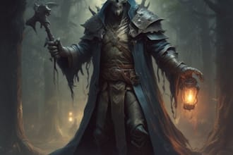 fantasy horror and fantasy horror character