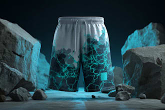 create streetwear shorts design