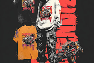 make vintage retro pop art culture designs for your brand