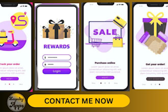 develop loyalty app,reward app,coupon code,point based,cashback app,loyalty app