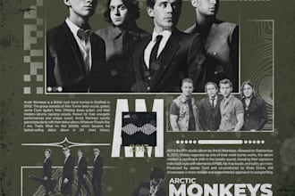 design bold brutalist posters for music, events and brands