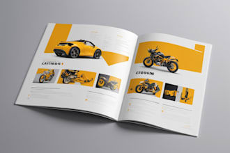 design digital product catalog, brochure and catalogue
