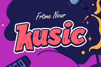 create custom cartoon music cover art for singles or albums
