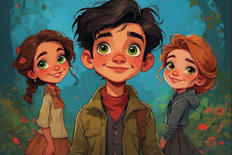draw disney style caricatures that actually look like you