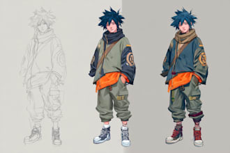 paint your portrait an anime fantasy character illustration