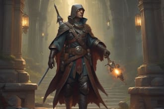 draw your original and dnd character art with my art style